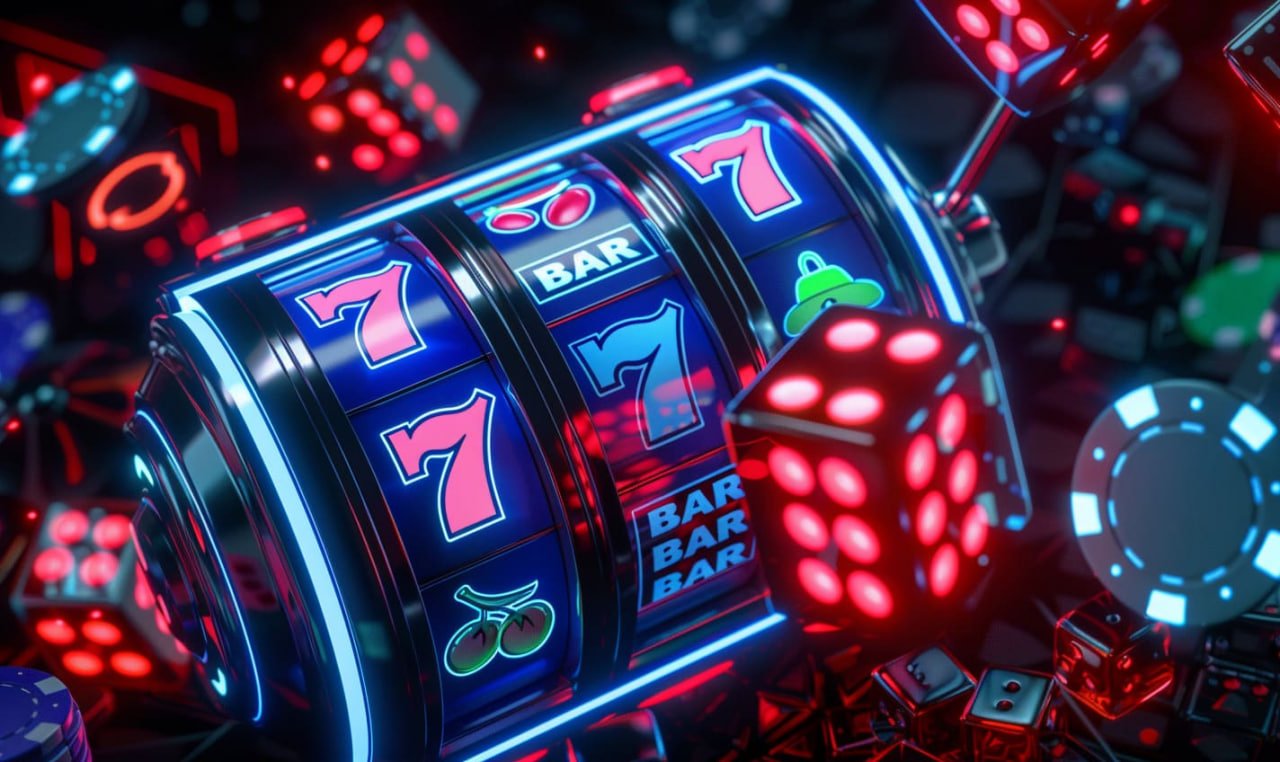 Live dealer studio dengan meja blackjack dan roulette
